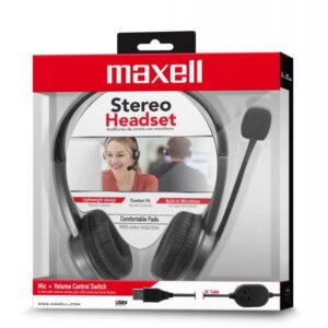 Слушалки с микрофон  HS-HMIC USB MAXELL