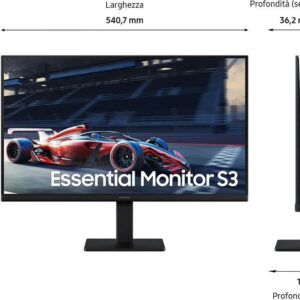 Samsung LS24D300GA 24" IPS LED,  1920x1080,  100 Hz  Black